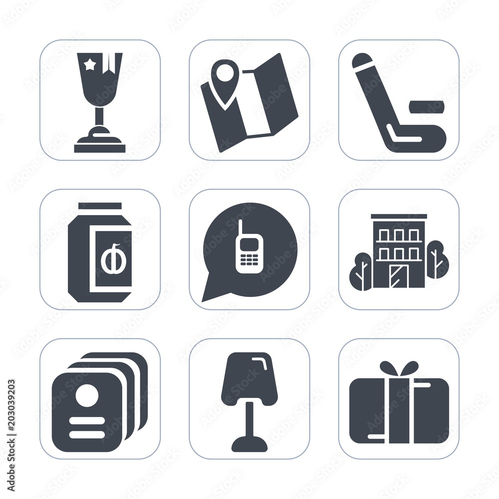 Premium fill icons set on white background . Such as road, ribbon, box, home, ringing, jam, phone, first, present, match, pin, food, gift, identity, card, place, glass, award, win, telephone, travel Premium fill icons set on white background . Such as road, ribbon, box, home, ringing, jam, phone, first, present, match, pin, food, gift, identity, card, place, glass, award, win, telephone, travel