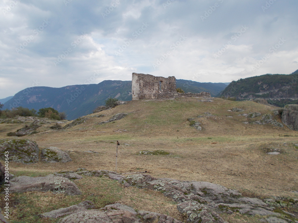 Burg Ruine Gebirge