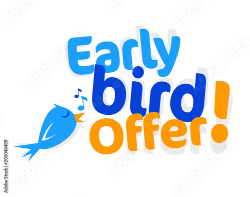 Early bird offer !