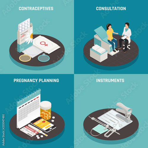 Isometric Gynecology 2x2 Design Concept