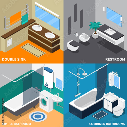 Sanitary Engineering Isometric Design Concept