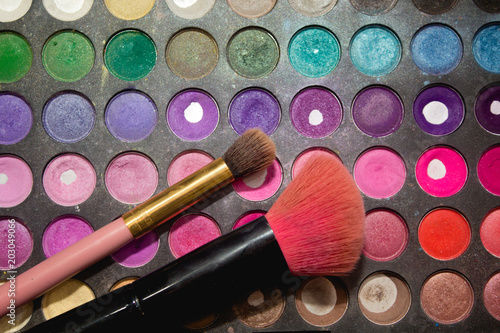 Makeup Pallete and Brushes