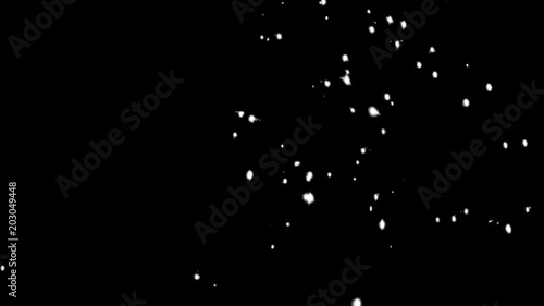 Wallpaper Mural White cloud from explosion shooting out sparks that remain after cloud disappears Torontodigital.ca