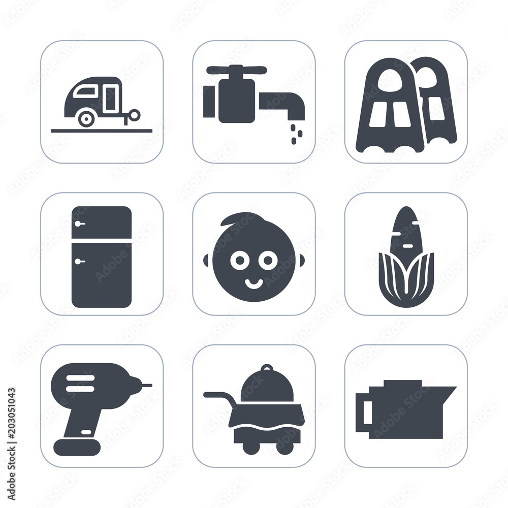 Premium fill icons set on white background . Such as room, sport, sea, coffee, liquid, summer, journey, service, vacation, faucet, transport, vegetable, corn, water, bedroom, fresh, baby, chrome, tap Premium fill icons set on white background . Such as room, sport, sea, coffee, liquid, summer, journey, service, vacation, faucet, transport, vegetable, corn, water, bedroom, fresh, baby, chrome, tap