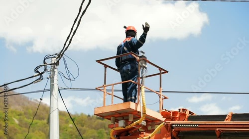 Electric Power Line Repairs photo