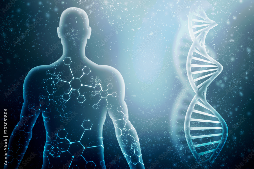 3d render of dna structure, abstract background
3d render of dna structure, abstract background