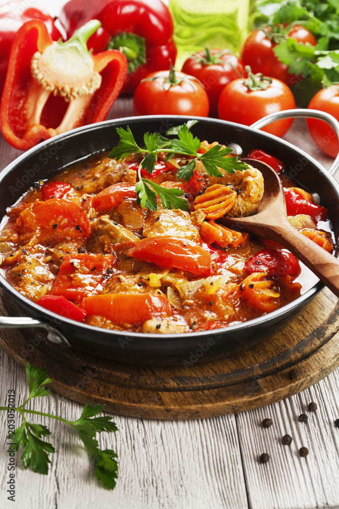 Meat stew with vegetables Meat stew with vegetables