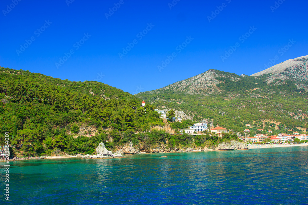 Beautiful coastof the island of Kefalonia