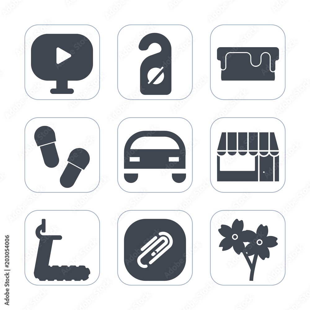 Premium fill icons set on white background . Such as store, button, fitness, supermarket, motel, grocery, quiet, bakery, pastry, footwear, paper, service, pair, play, blossom, food, sugar, paperclip Premium fill icons set on white background . Such as store, button, fitness, supermarket, motel, grocery, quiet, bakery, pastry, footwear, paper, service, pair, play, blossom, food, sugar, paperclip