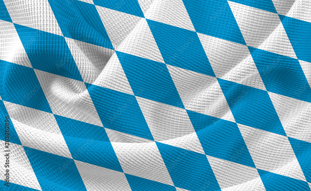 Oktoberfest Bayern Blau Weiss Rauten Muster Banner Bayrische Fahne  Hintergrund Flagge Stock-Illustration | Adobe Stock