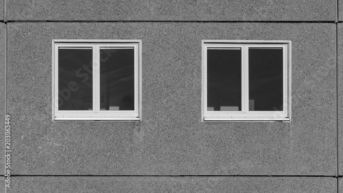 Bild auf Leinwand Fenster in Beton