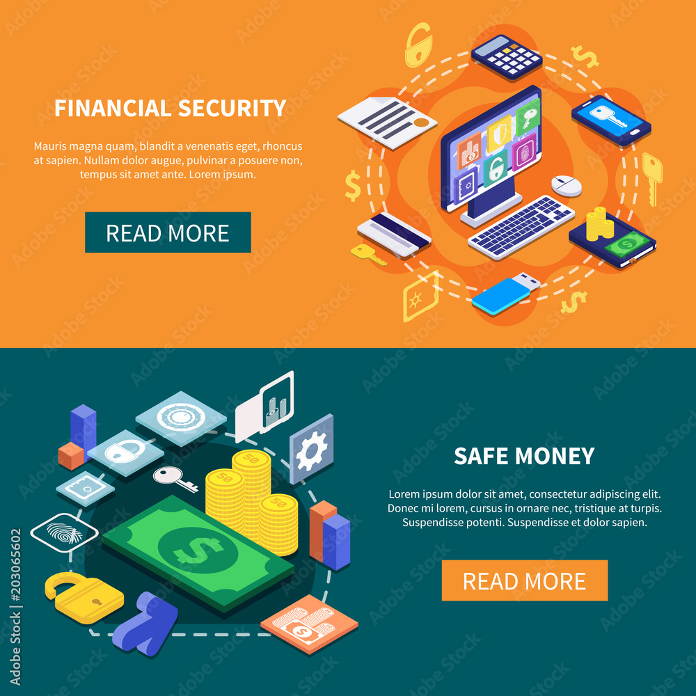 Financial Security Banners