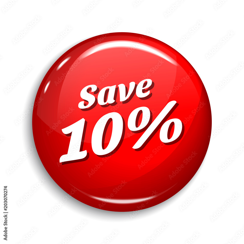 Save 10 Round Vector Web Element Circular Button Icon Design Save 10 Round Vector Web Element Circular Button Icon Design