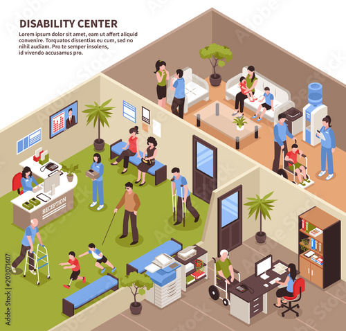 Social Service Centre Background