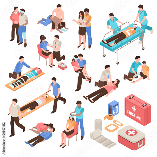 First Aid Isometric Set