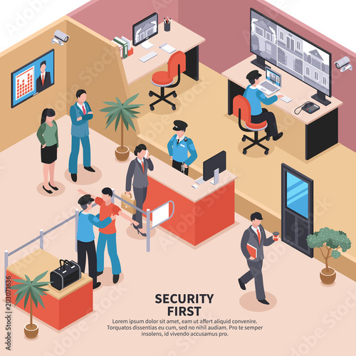 Security In Office Background