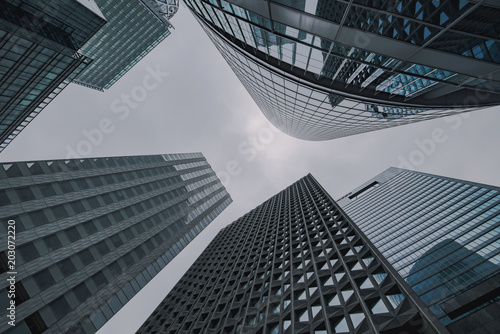 Modern skyscrapers - corporate building