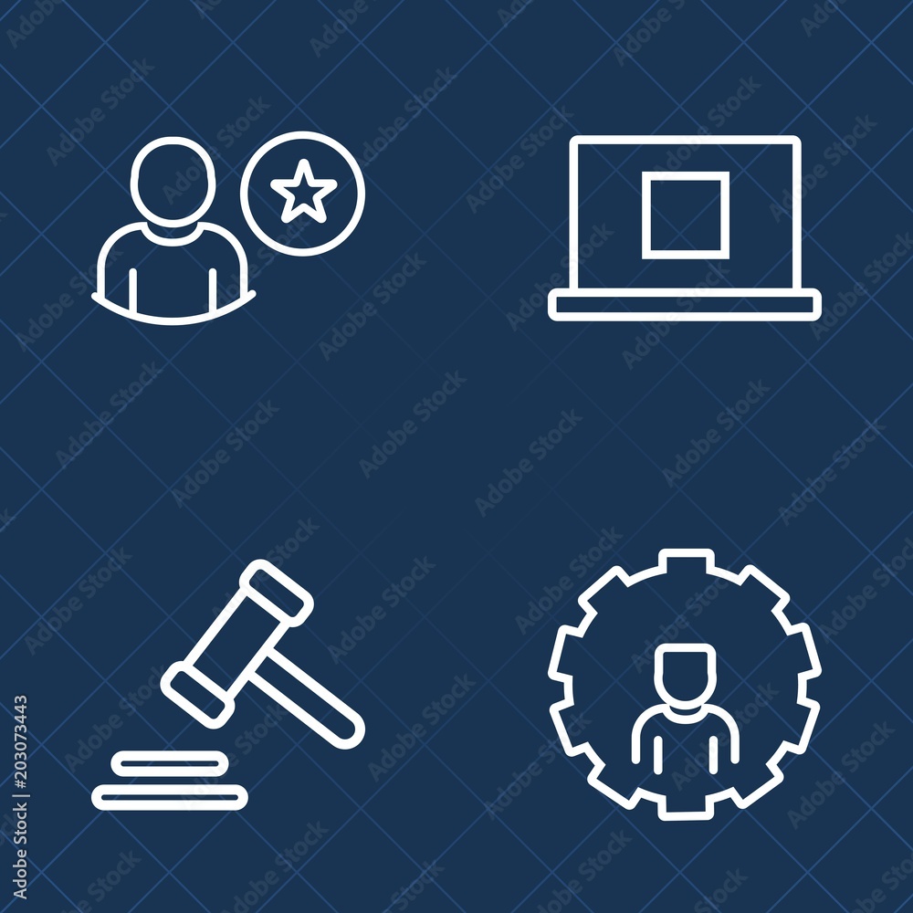 Premium set of outline vector icons. Such as subscribe, gavel, mobile, user, courtroom, account, marketing, graphic, lawyer, judgment, phone, technology, wireframe, profile, mock-up, jury, head, judge Premium set of outline vector icons. Such as subscribe, gavel, mobile, user, courtroom, account, marketing, graphic, lawyer, judgment, phone, technology, wireframe, profile, mock-up, jury, head, judge