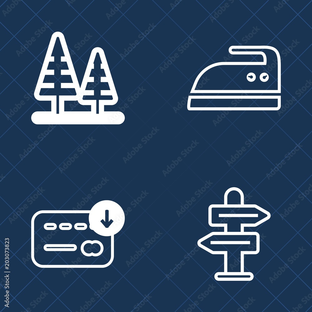 Premium set of outline vector icons. Such as electric, housekeeping, wood, finance, home, wealth, nature, cloth, direction, forest, laundry, trunk, money, plant, tree, landscape, clothes, household Premium set of outline vector icons. Such as electric, housekeeping, wood, finance, home, wealth, nature, cloth, direction, forest, laundry, trunk, money, plant, tree, landscape, clothes, household