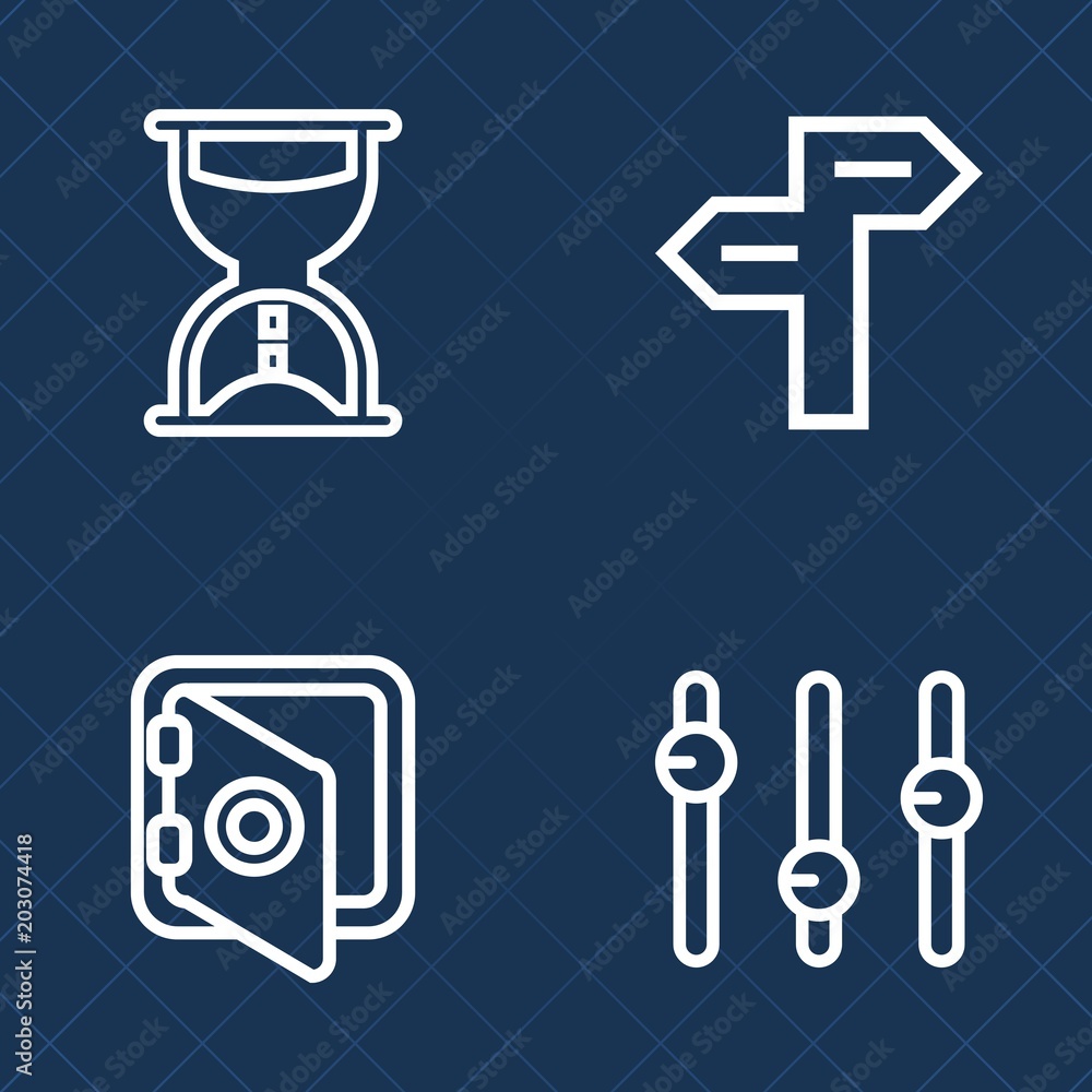 Premium set of outline vector icons. Such as hour, sign, choice, element, arrow, solution, guidance, vintage, street, countdown, flow, lock, watch, secure, banking, code, security, business, hourglass Premium set of outline vector icons. Such as hour, sign, choice, element, arrow, solution, guidance, vintage, street, countdown, flow, lock, watch, secure, banking, code, security, business, hourglass