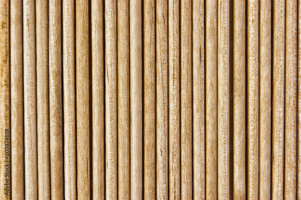 Wooden toothpicks are laid out in a number of Wooden toothpicks are laid out in a number of