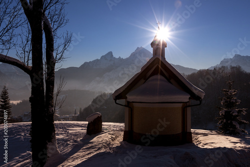 Kapelle der Seligpreisungen am Lockstein in Berchtegaden beim Watzmann photo