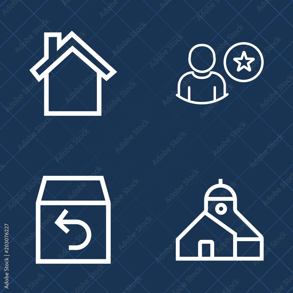 Premium set of outline vector icons. Such as widget, internet, industry, shipment, website, return, order, box, telephone, profile, business, architecture, smart, mock-up, sms, phone, online, home Premium set of outline vector icons. Such as widget, internet, industry, shipment, website, return, order, box, telephone, profile, business, architecture, smart, mock-up, sms, phone, online, home