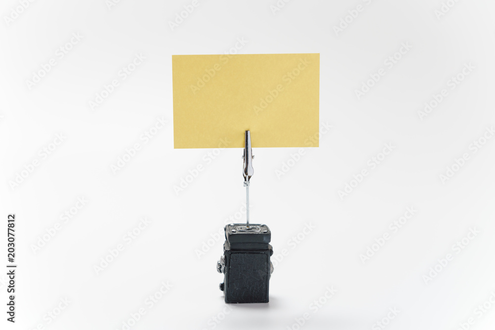 文房具 メモクリップ メモスタンド Stock 写真 | Adobe Stock