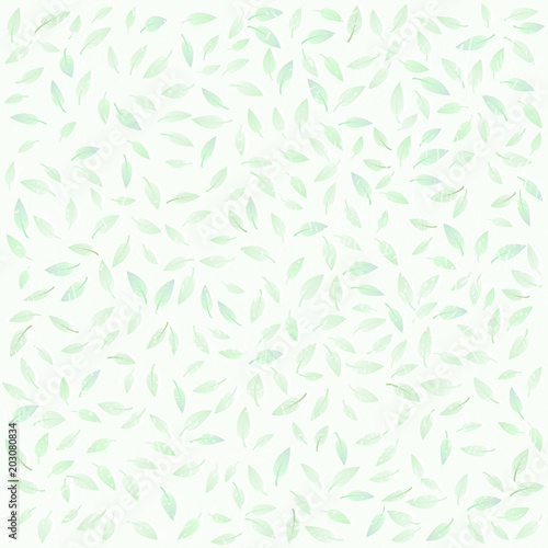 Beautiful background from different leaves on a textured background, for a banner, cards, business cards, menus. vector, vector graphics.