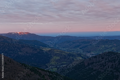 Lever du soleil dans les Vosges © Olympixel