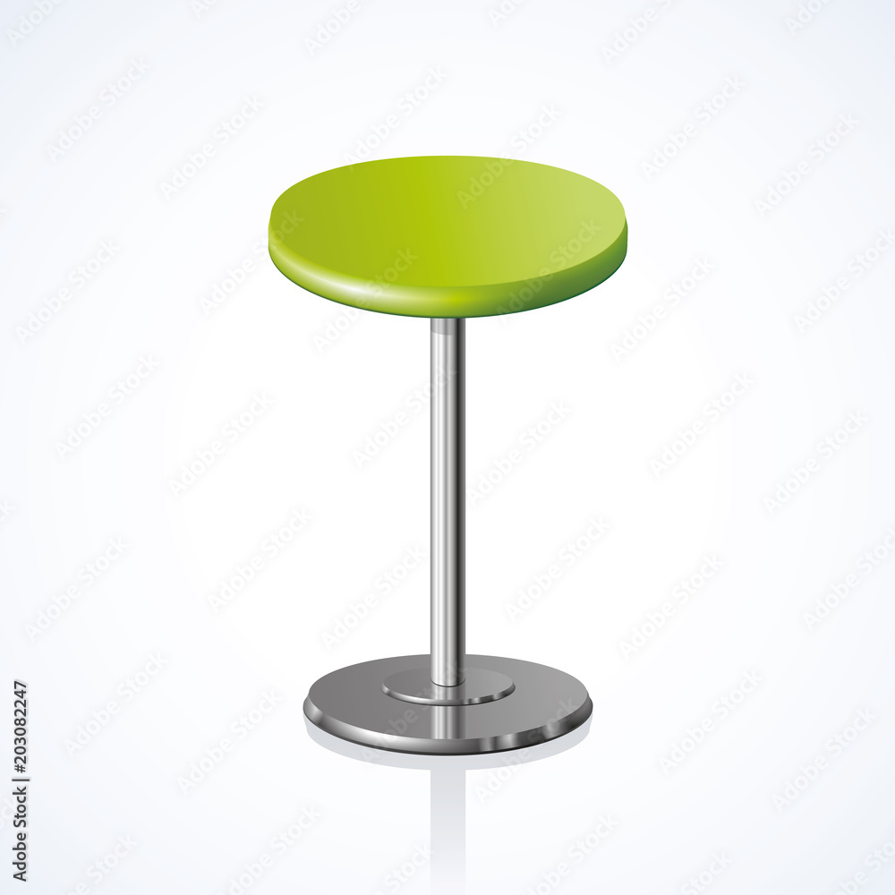 Rounded chair. Vector illustration Rounded chair. Vector illustration