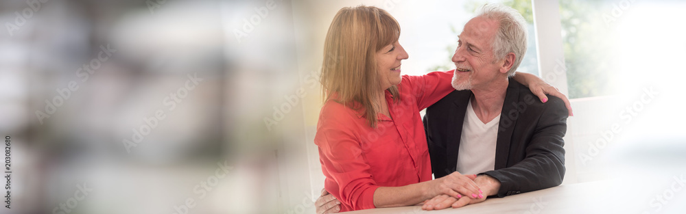 Portrait of a happy senior couple Portrait of a happy senior couple