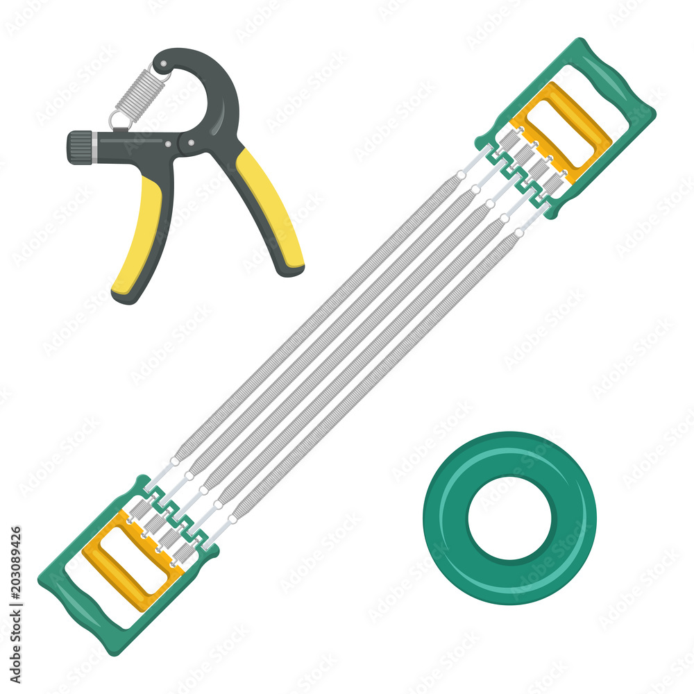 A set of sports expanders A set of sports expanders