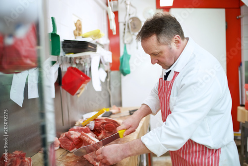 Portrait of a butcher 