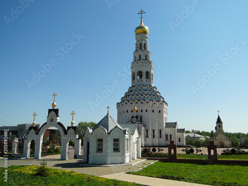 The Church of the Holy Apostles Peter and Paul in Prokhorovka photo