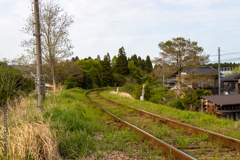 Scenery of Otaki Town in Chiba Prefecture, Japan