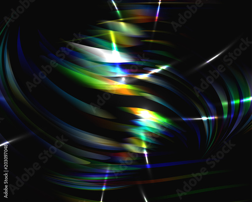 Abstract vector background composed of simple elements
