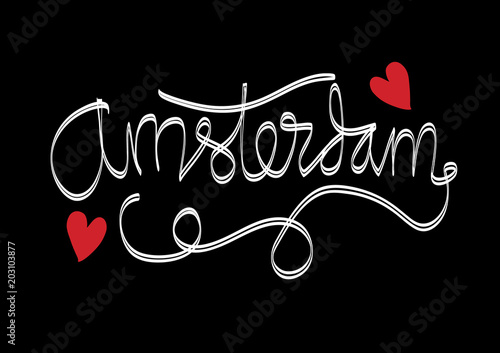 Photography Amsterdam hand-lettering calligraphy