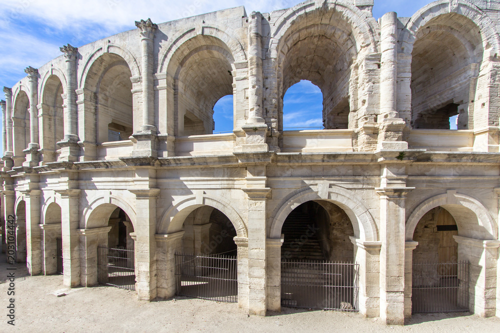 Roman amphitheatre in Arles, France