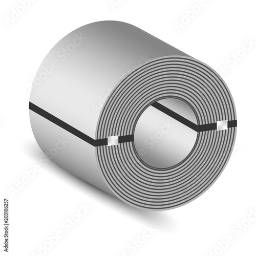 Hot Rolled steel sheet plate coil 3D