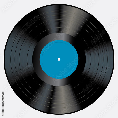 blue vinyl LP