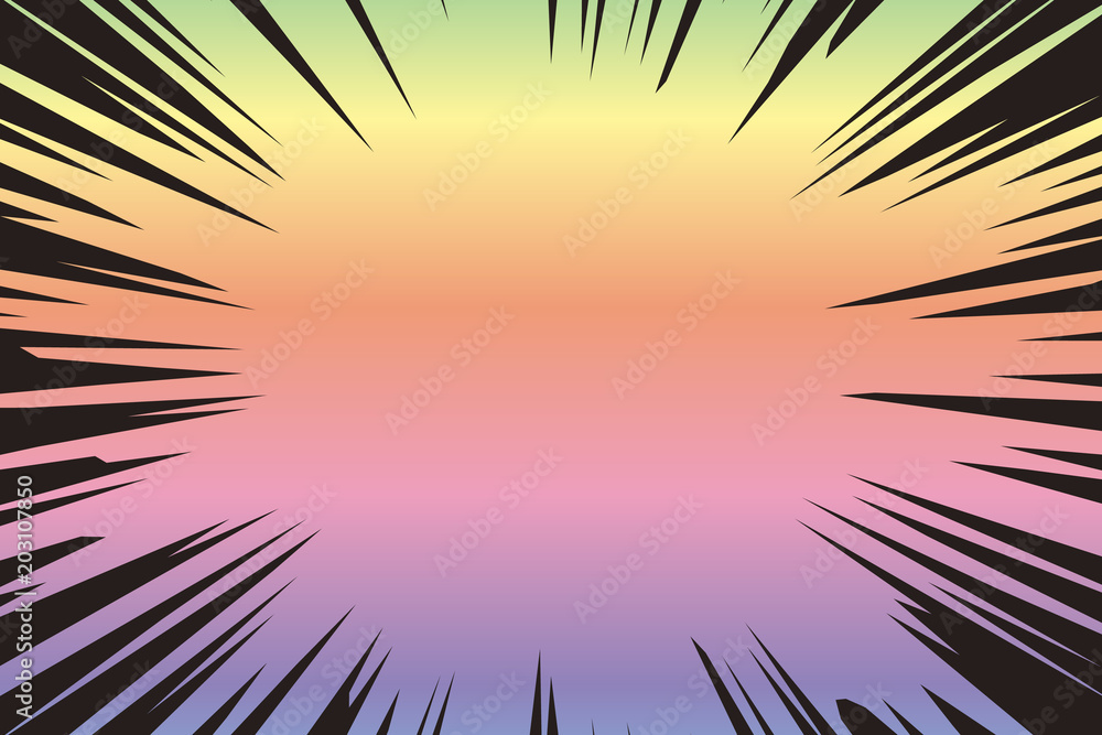 Background Wallpaper Vector Illustration Design Art Free Freesize Charge Free Effect Line Concentration Line Manga Comic Speed Line 背景素材壁紙 集中線 Stock Vector Adobe Stock