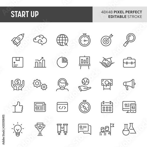 Start-Up Icon Set