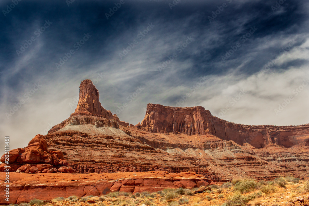 Tower formation near Canyonlands