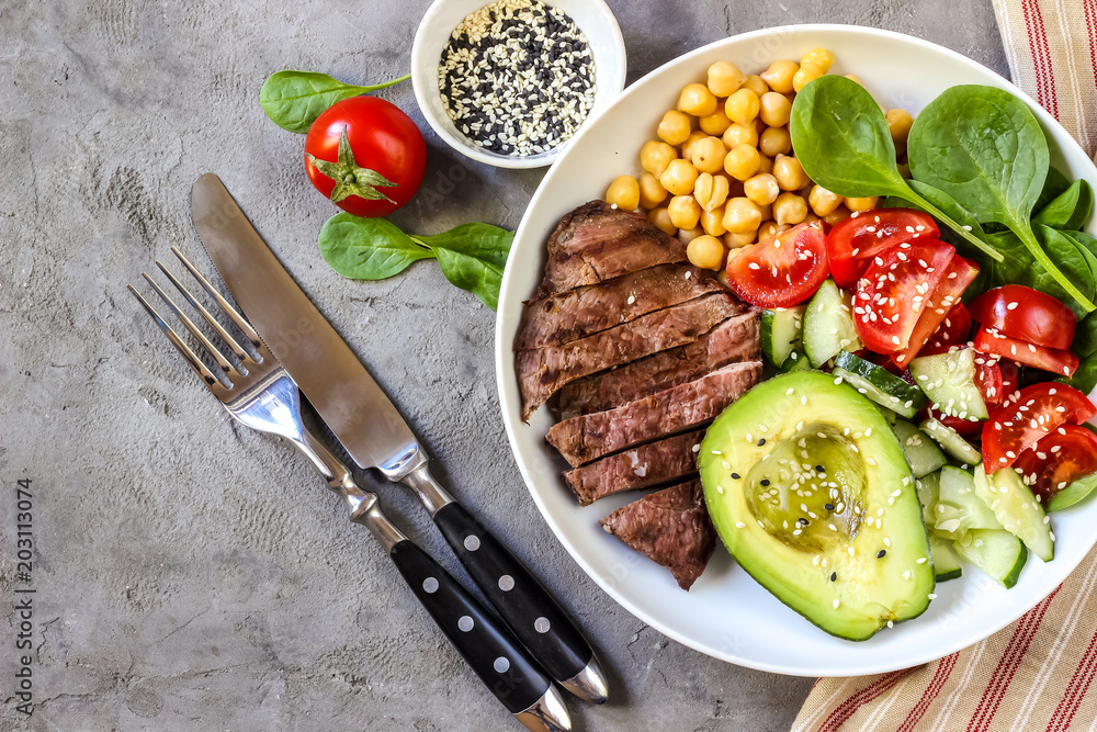 Healthy salad bowl Healthy salad bowl