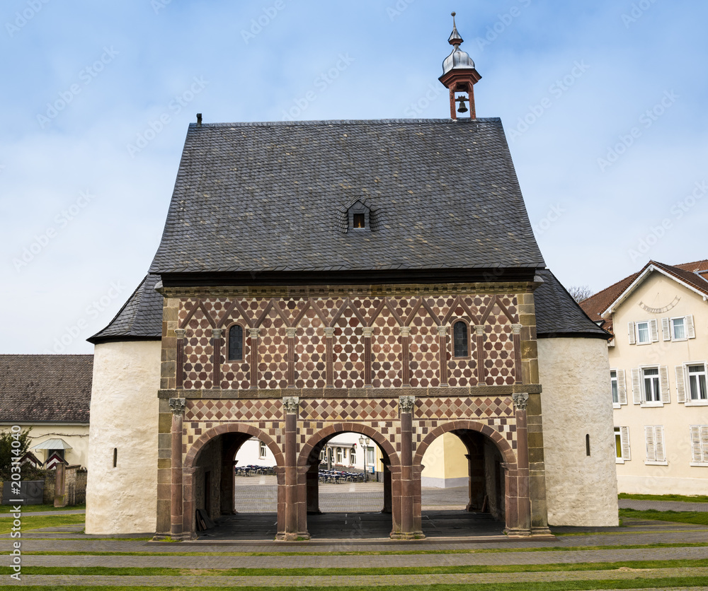 View of the King‘s Hall in Lorsch, Hesse, Germany, Europe