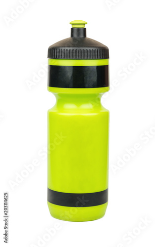 Green sports bottle