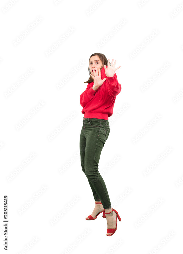 2,863 Woman Fear Full Body Images, Stock Photos, 3D objects