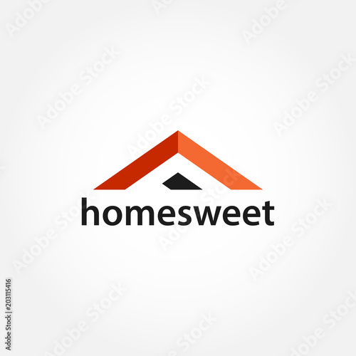 Free Download Home Sweet Logo Design - GFXLoad