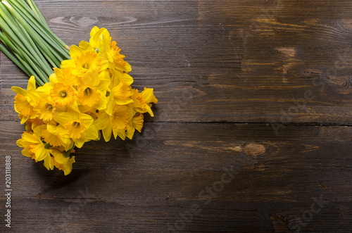 Fototapeta Naklejka Na Ścianę i Meble -  bouquet of yellow daffodils